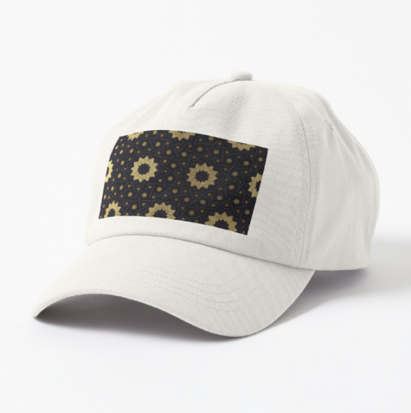 Topi Baseball dengan Motif Batik Modern